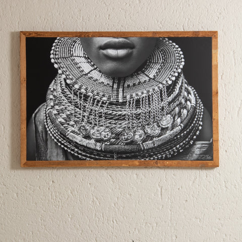 KANA_12 Turkana Jewelry Framed Canvas | Lake Turkana, Kenya-0