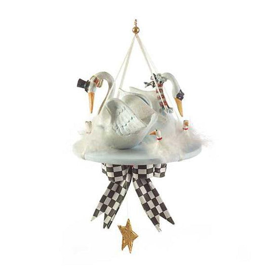 12 Days 7 Swans a-Swimming Ornament by Patience Brewster-0