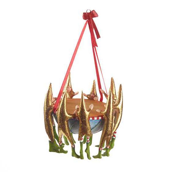 12 Days 9 Drummers Drumming Ornament by Patience Brewster-2