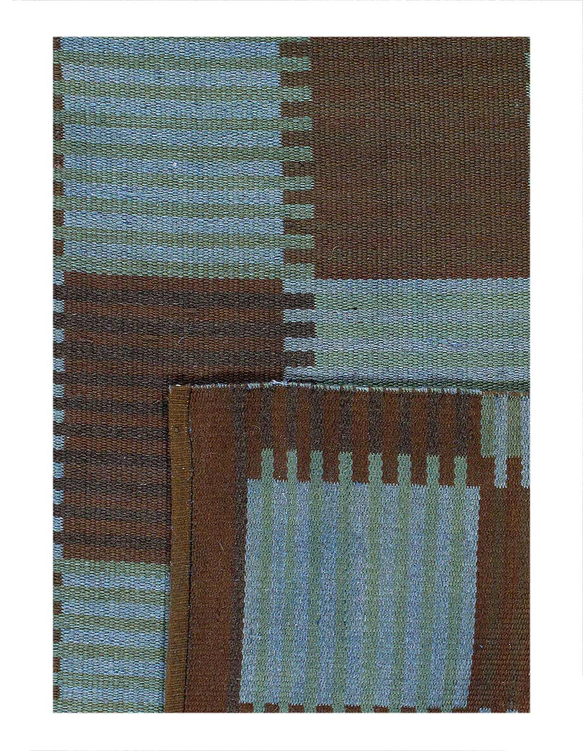 Scandinavian reversible Over Dyed rug 5'9'' X 8'9''-2