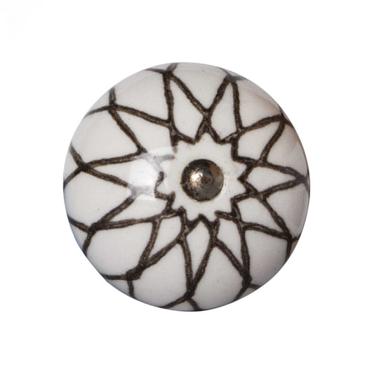 1.5" X 1.5" X 1.5" Ceramic Metal Multicolor 12 Pack Knob-0