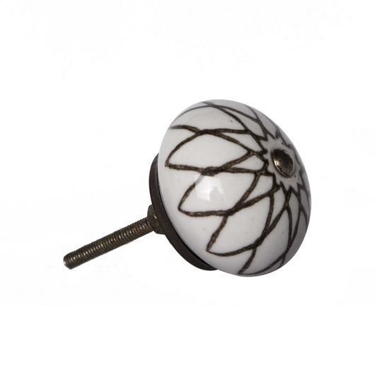 1.5" X 1.5" X 1.5" Ceramic Metal Multicolor 12 Pack Knob-1