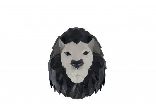 11.5" X 9.5" X 14" Origami Lion Head Wall Decoration-0