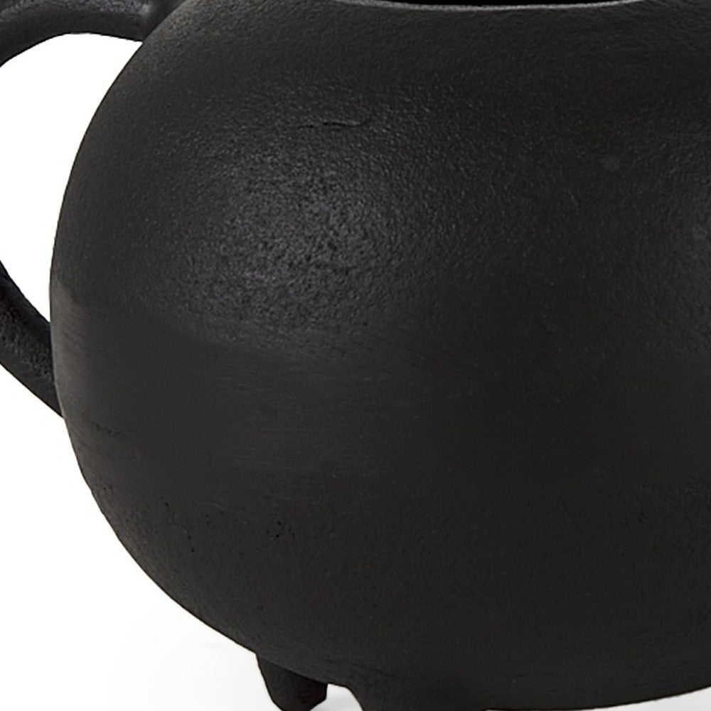 Black Matte Metal Italian Inspired Bowl-5