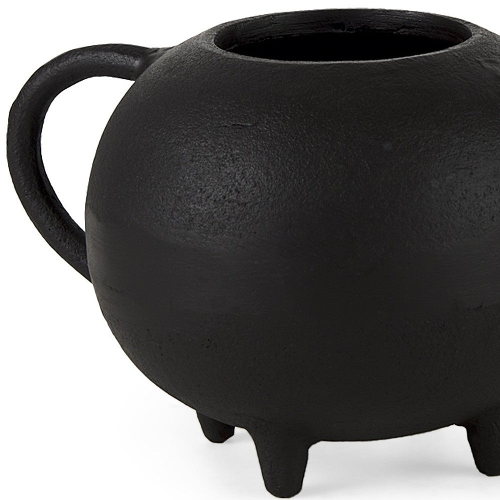 Black Matte Metal Italian Inspired Bowl-4