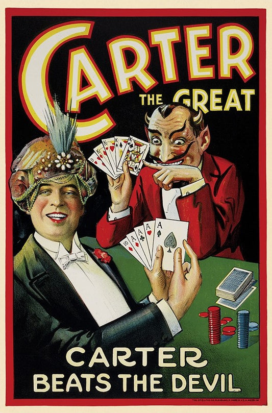 Vintage 1922 Carter Vintage Magic Unframed Print Wall Art-0