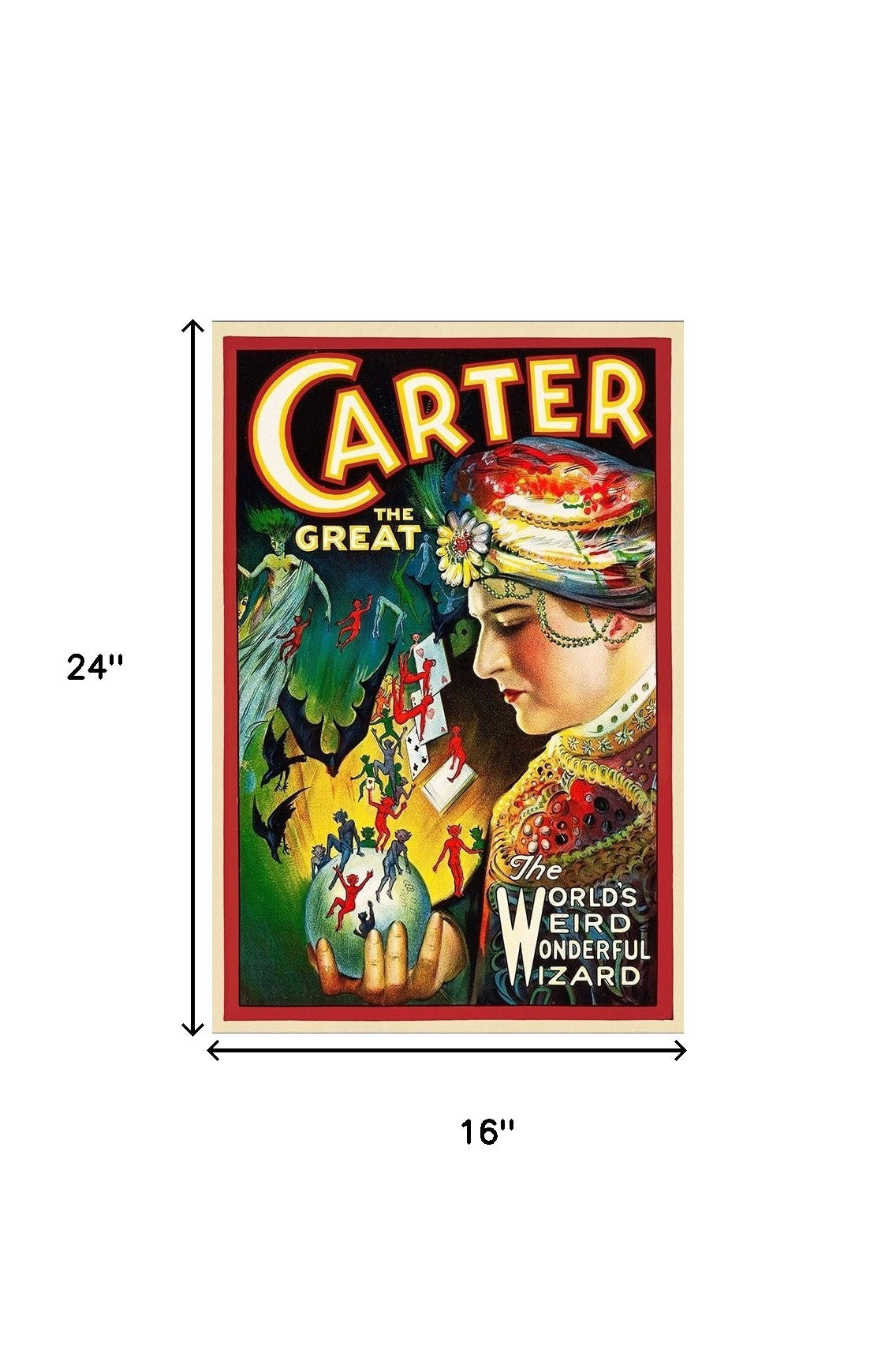 Vintage Carter Vintage Magic Unframed Print Wall Art-7