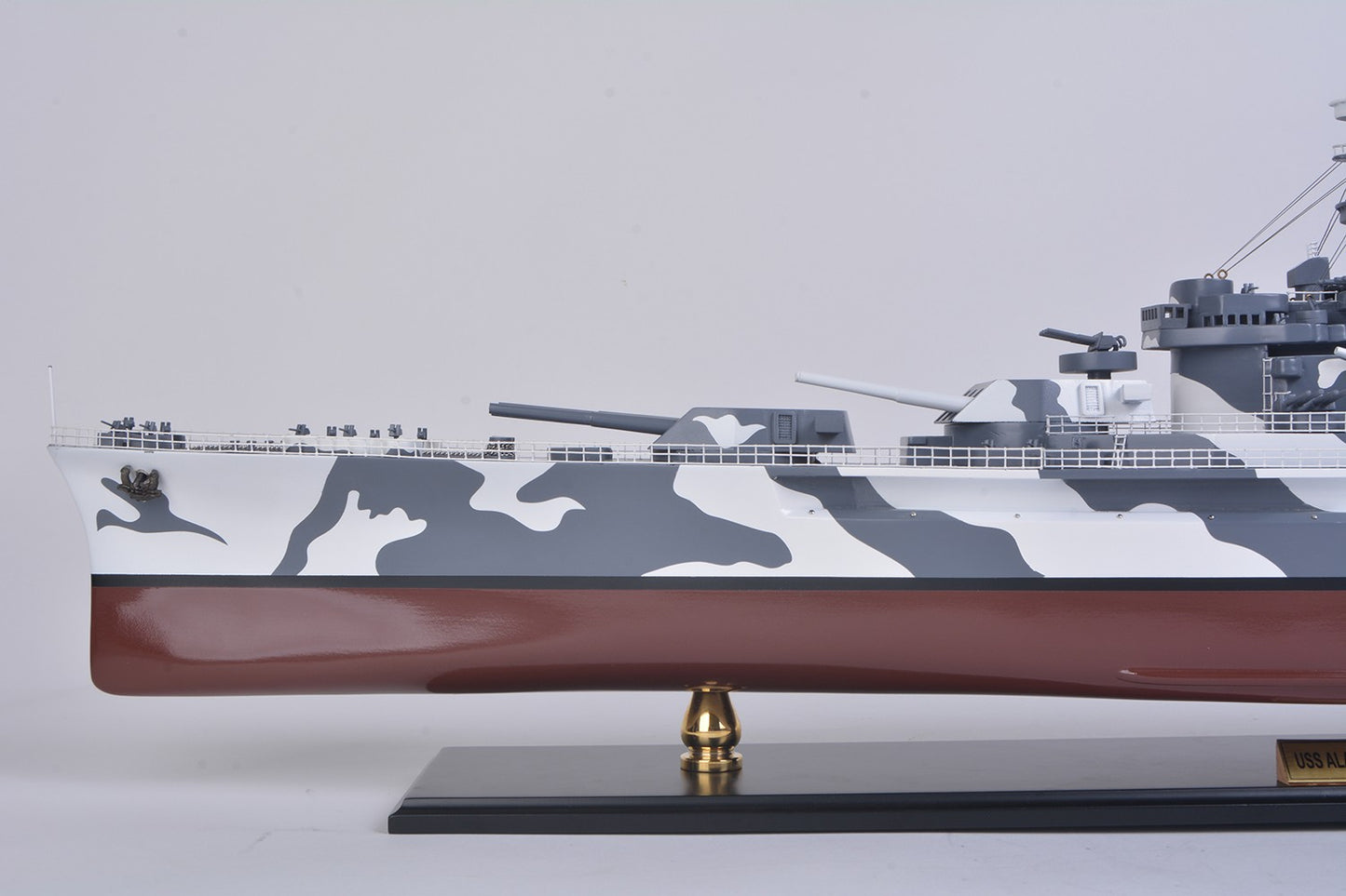 16" Gray And White Manufactured Wood Hand Painted Sculpture-7