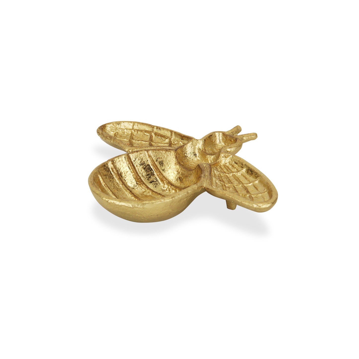 8" Gold Bumble Bee Cast Iron Vanity Tray-2