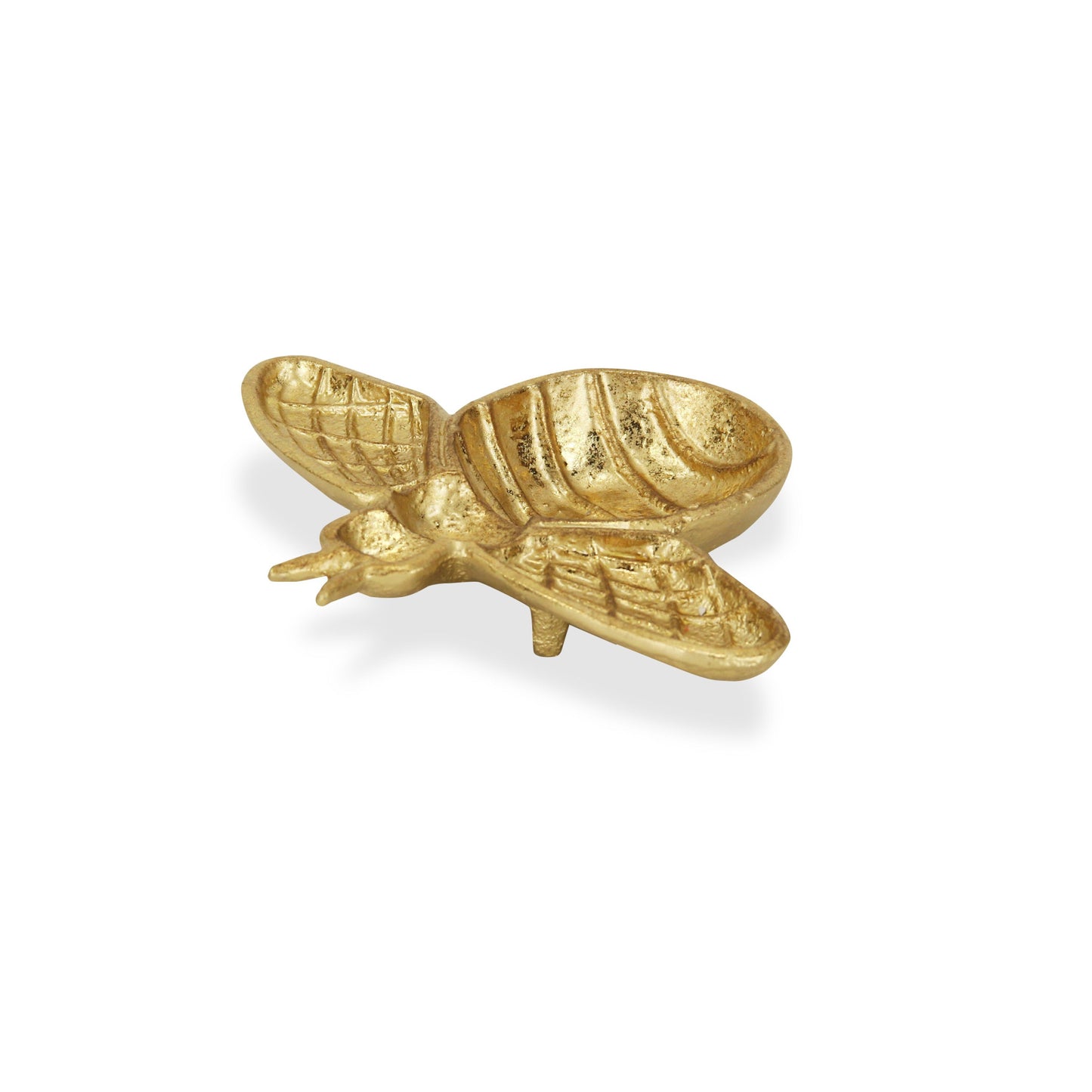 8" Gold Bumble Bee Cast Iron Vanity Tray-4