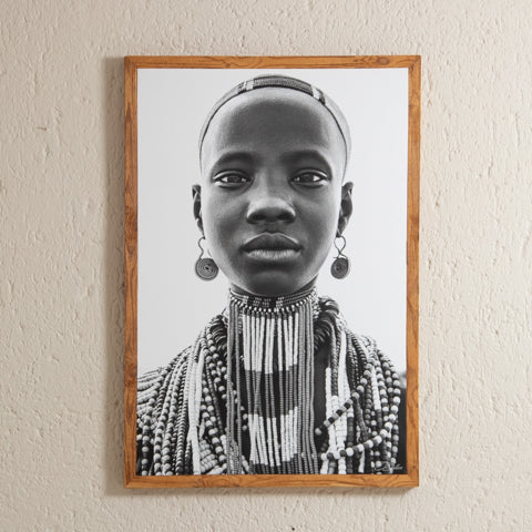 OMO_28 Arbore Woman Framed Canvas | Omo Valley, Ethiopia-0