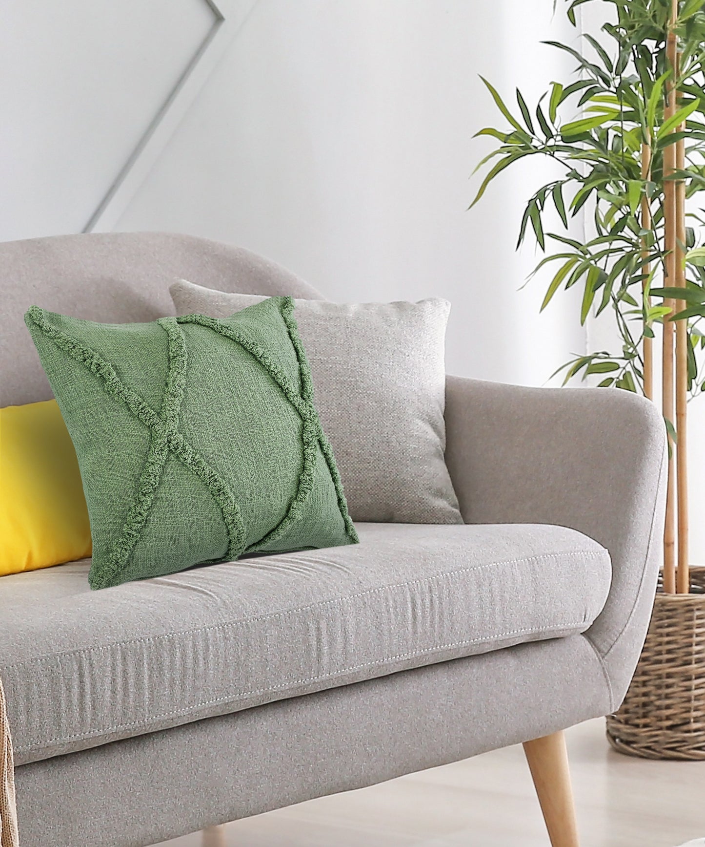 20" Forest Green Throw Pillow-4