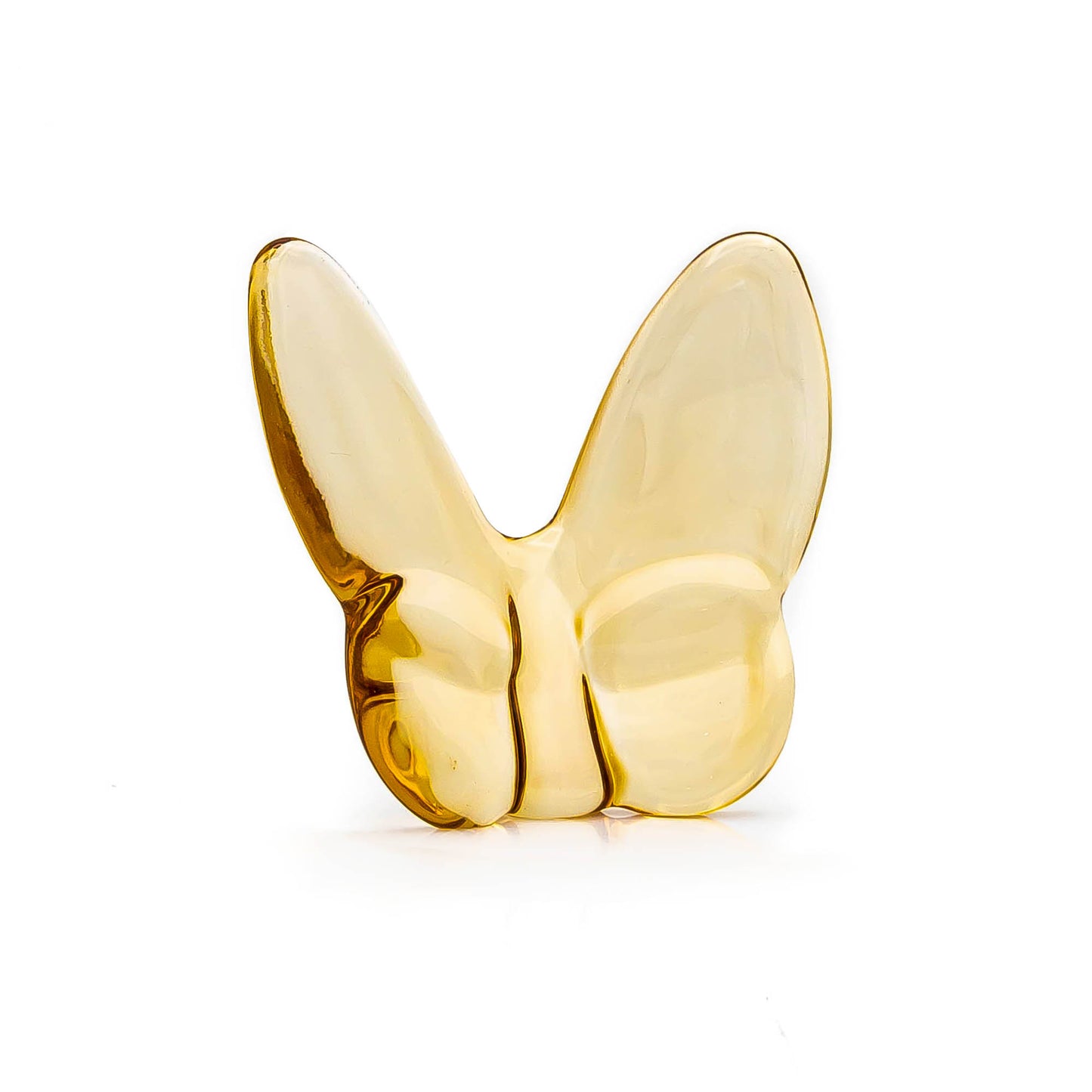 3" Gold Crystal Butterfly Figurine Tabletop Sculpture-1