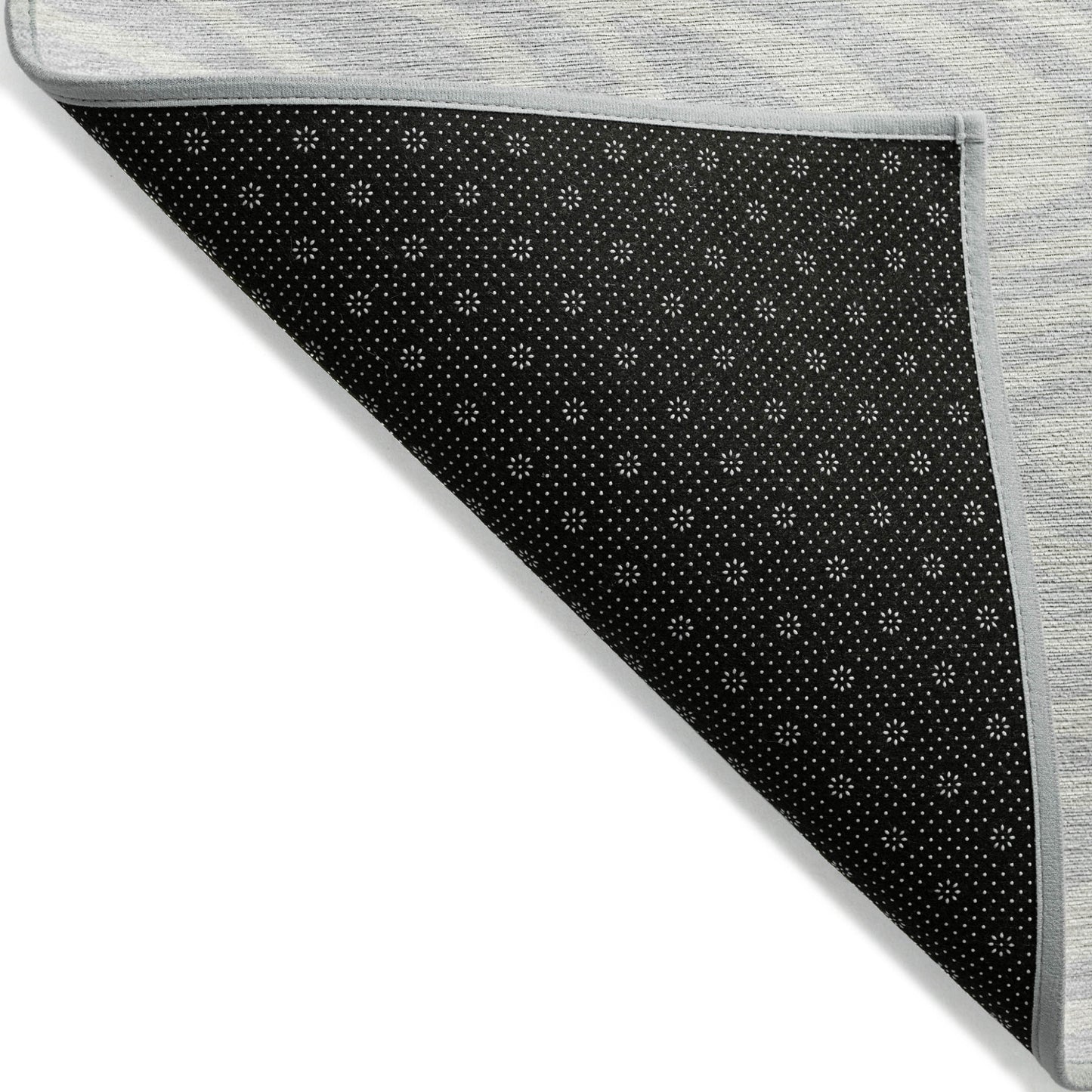 5' X 8' Silver And Gray Abstract Washable Indoor Outdoor Area Rug-3