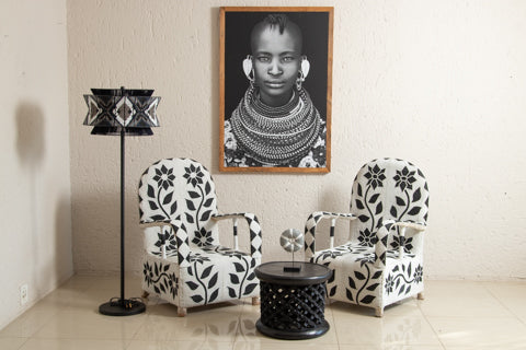KANA-11 Turkana Woman Framed Canvas | Lake Turkana, Kenya-2