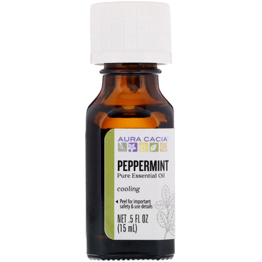 Aura Cacia Peppermint Essential Oil (1x0.5Oz)-0