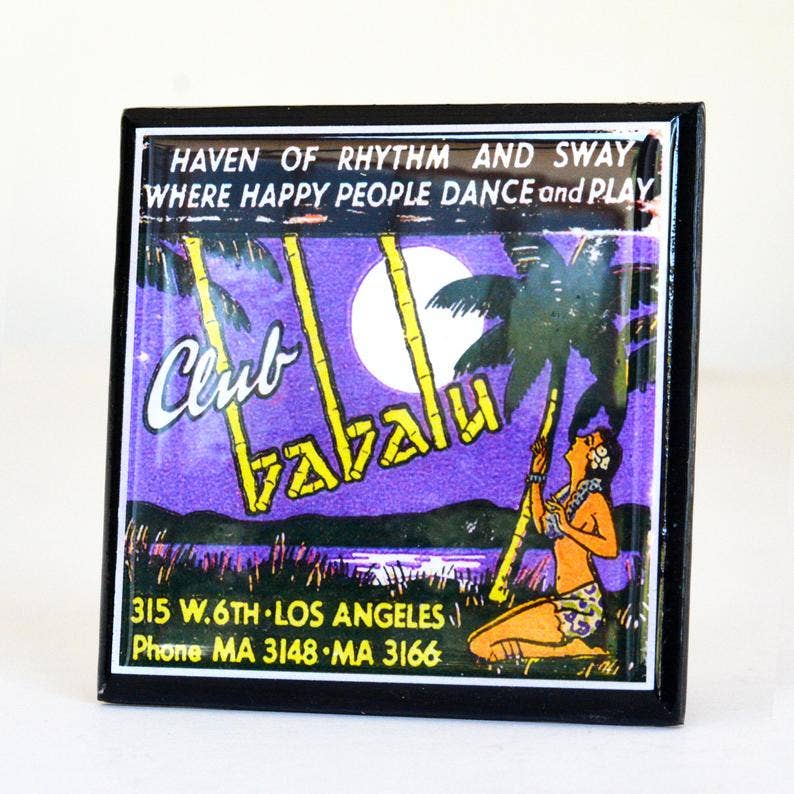 The Tiki Room: Vintage Tiki Lounge Coaster Set-2