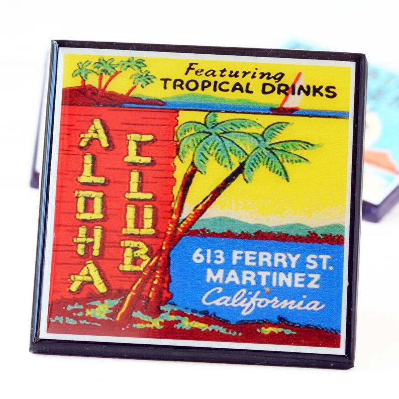 The Tiki Room: Vintage Tiki Lounge Coaster Set-1