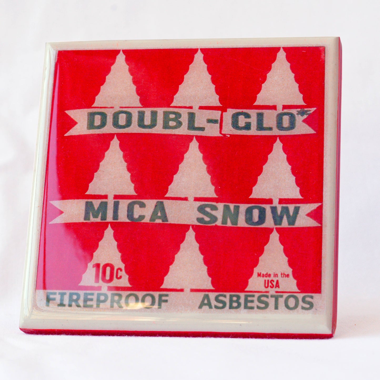 Vintage Christmas Drink Coaster Set-3