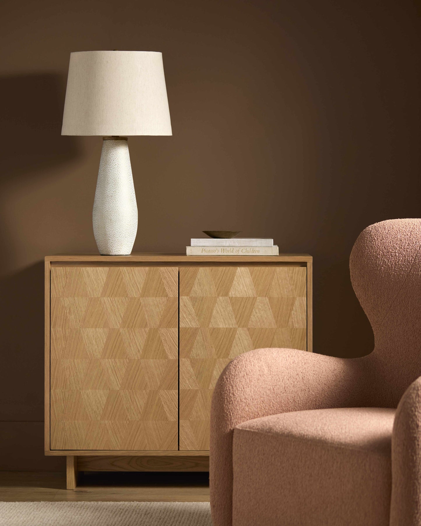 Borgarello Dark Red Cabinet-4