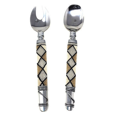 Beaded Salad Set - 10-0