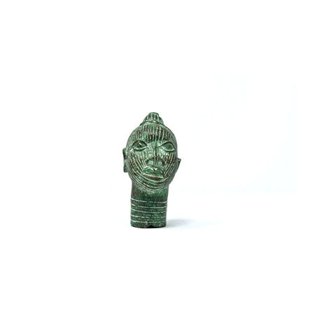 Benin Bronze Head 02-0