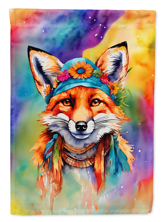 Hippie Animal Fox Garden Flag-0