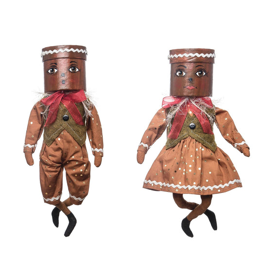 Gretta & Gionni Gingerbread Gathered Traditions Set of 2-0