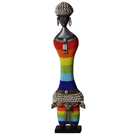 Beaded Namji Doll 43 Rainbow-0