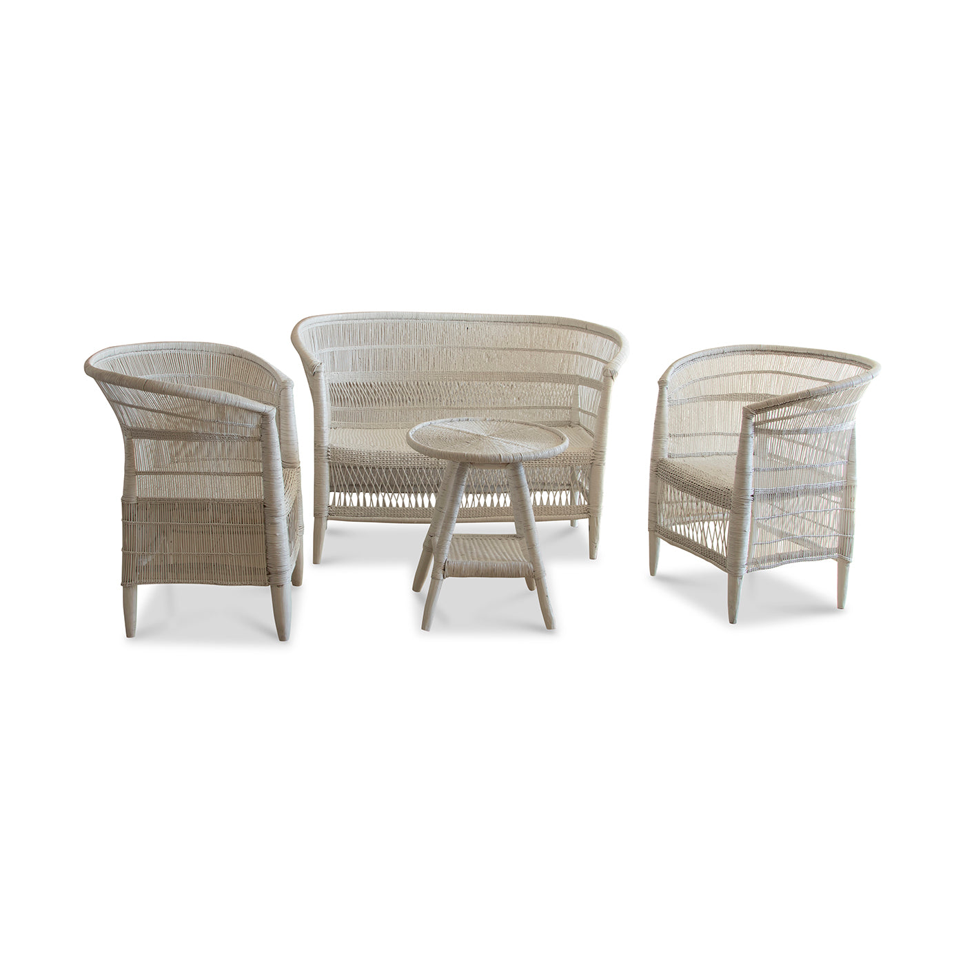 Malawi Cane Furniture | White Handwoven in Malawi-1