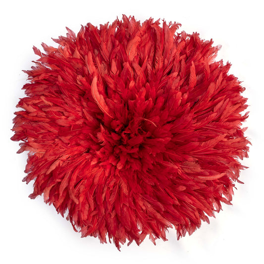 Juju Hat Red (Bamileke Headdress)-0