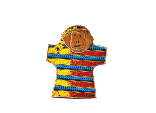 Kanga Monkey Hand Puppet | Handmade in Tanzania-0