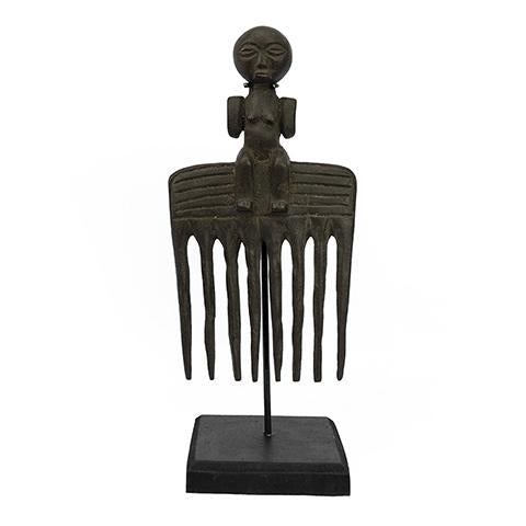 Kuba Figural Comb on Stand 04-0