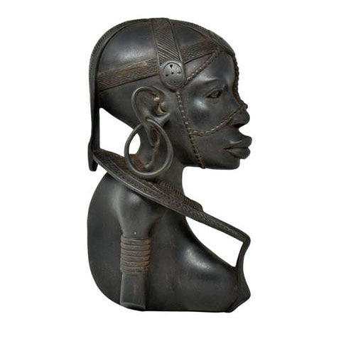 Maasai Warrior Woman Plaque-0