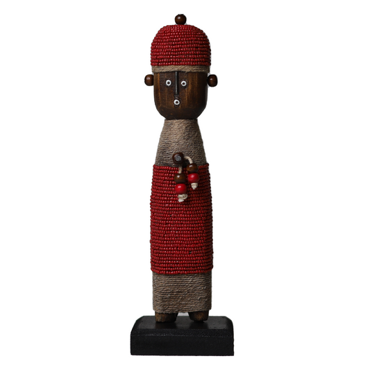 Beaded Namji Doll 72 Red-0