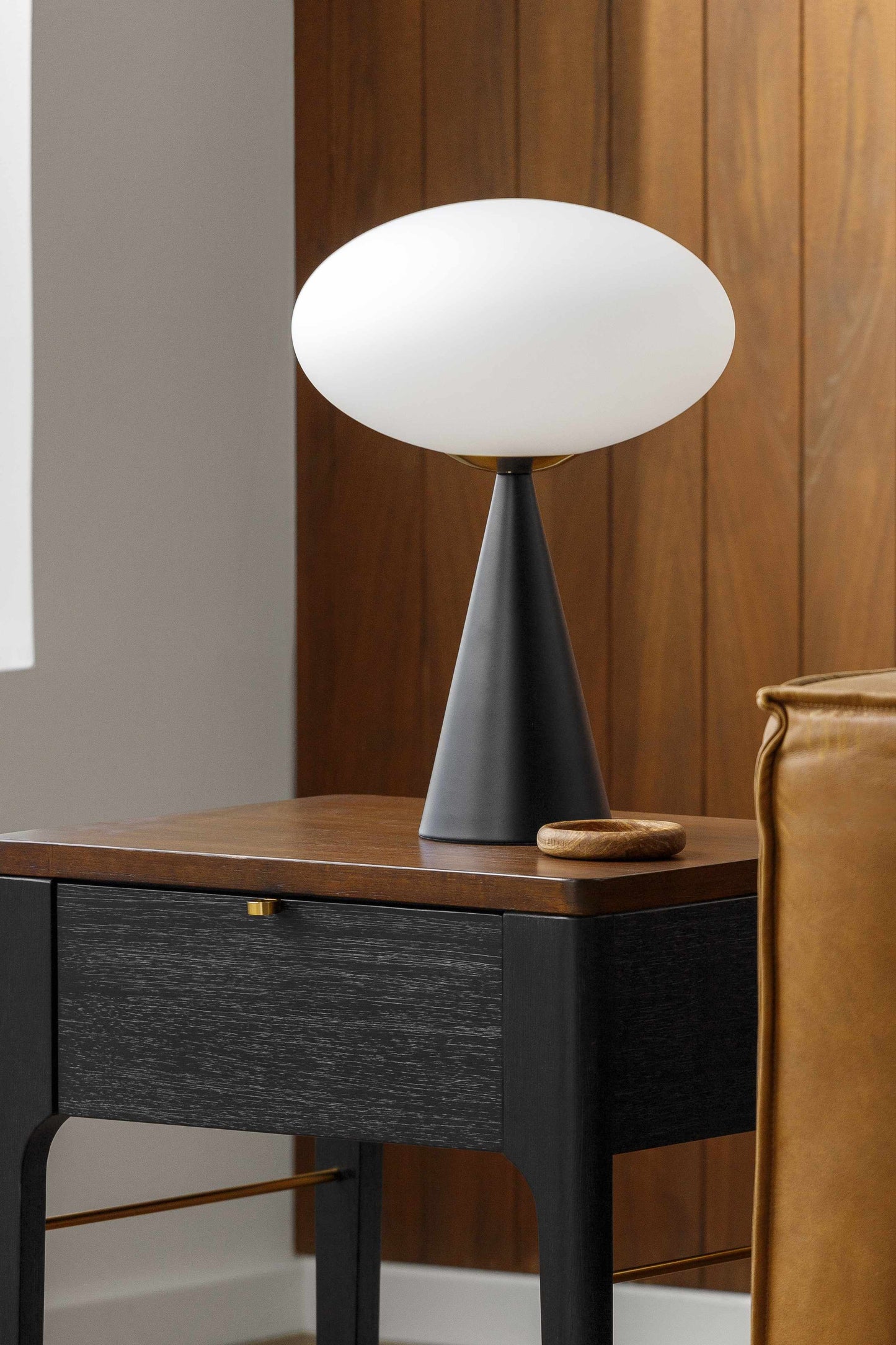 Sahibabad Black Ceramic Table Lamp-2