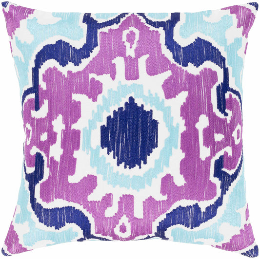Botesdale Purple Blue Geometric Throw Pillow - Clearance-0