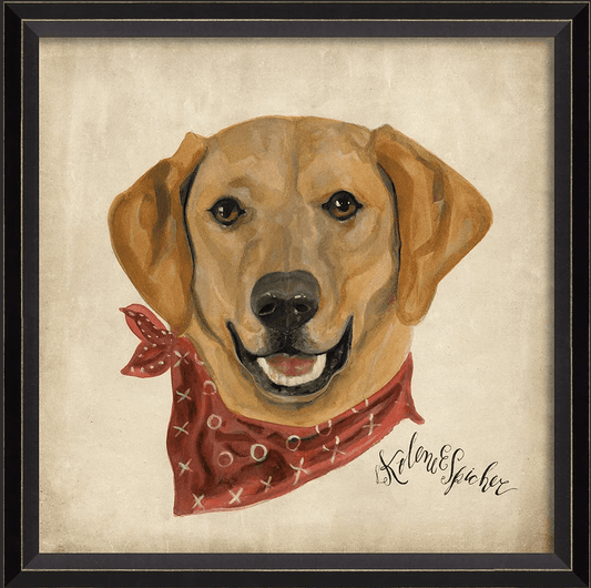 Dog Portrait Buddy Wall Art by Spicher and Company-0