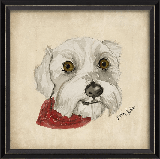 Dog Portrait Isabell Wall Art by Spicher and Company-0