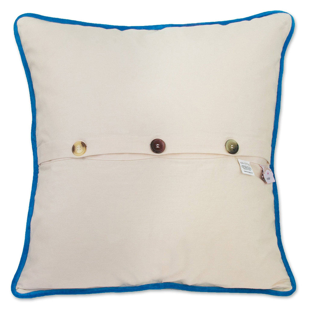 Emerald Coast Hand-Embroidered Pillow-1