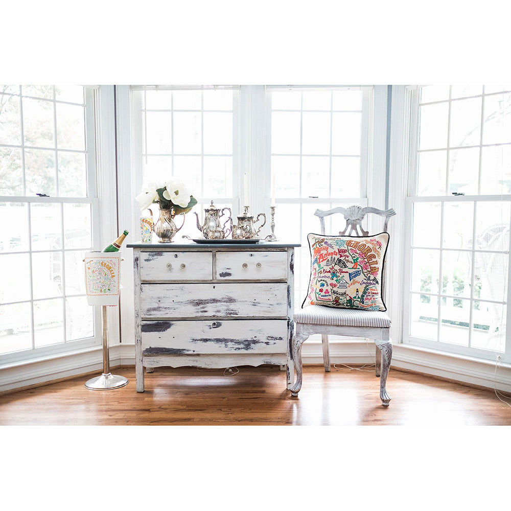 Georgia Hand-Embroidered Pillow-4