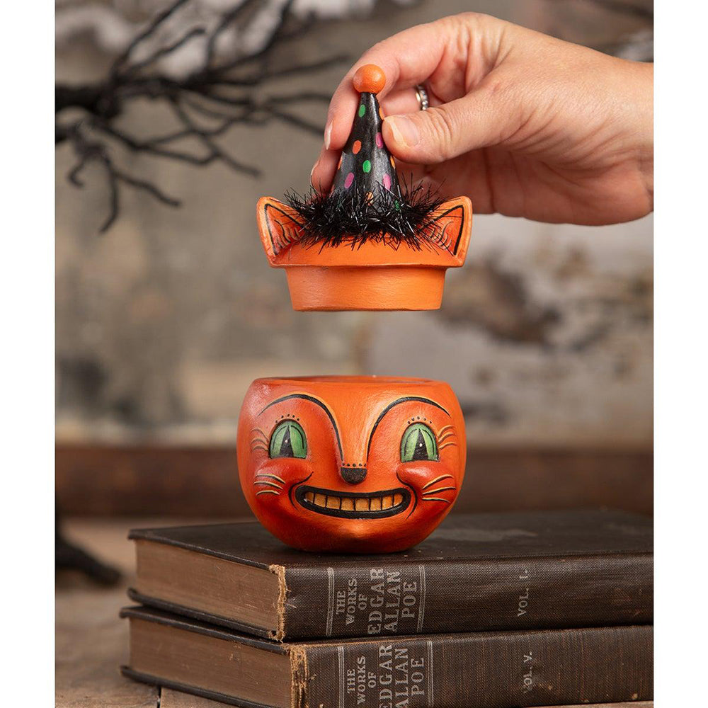 Green Eyed Copper Cat by Johanna Parker for Bethany Lowe Designs-3
