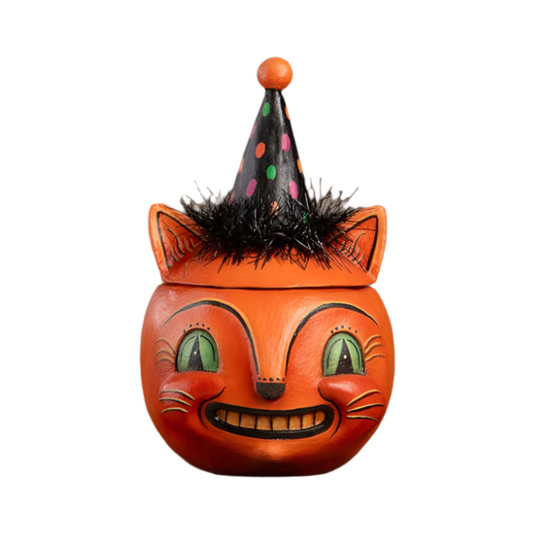 Green Eyed Copper Cat by Johanna Parker for Bethany Lowe Designs-0