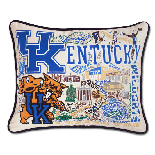 Kentucky, University of Collegiate Embroidered Pillow by CatStudio-0