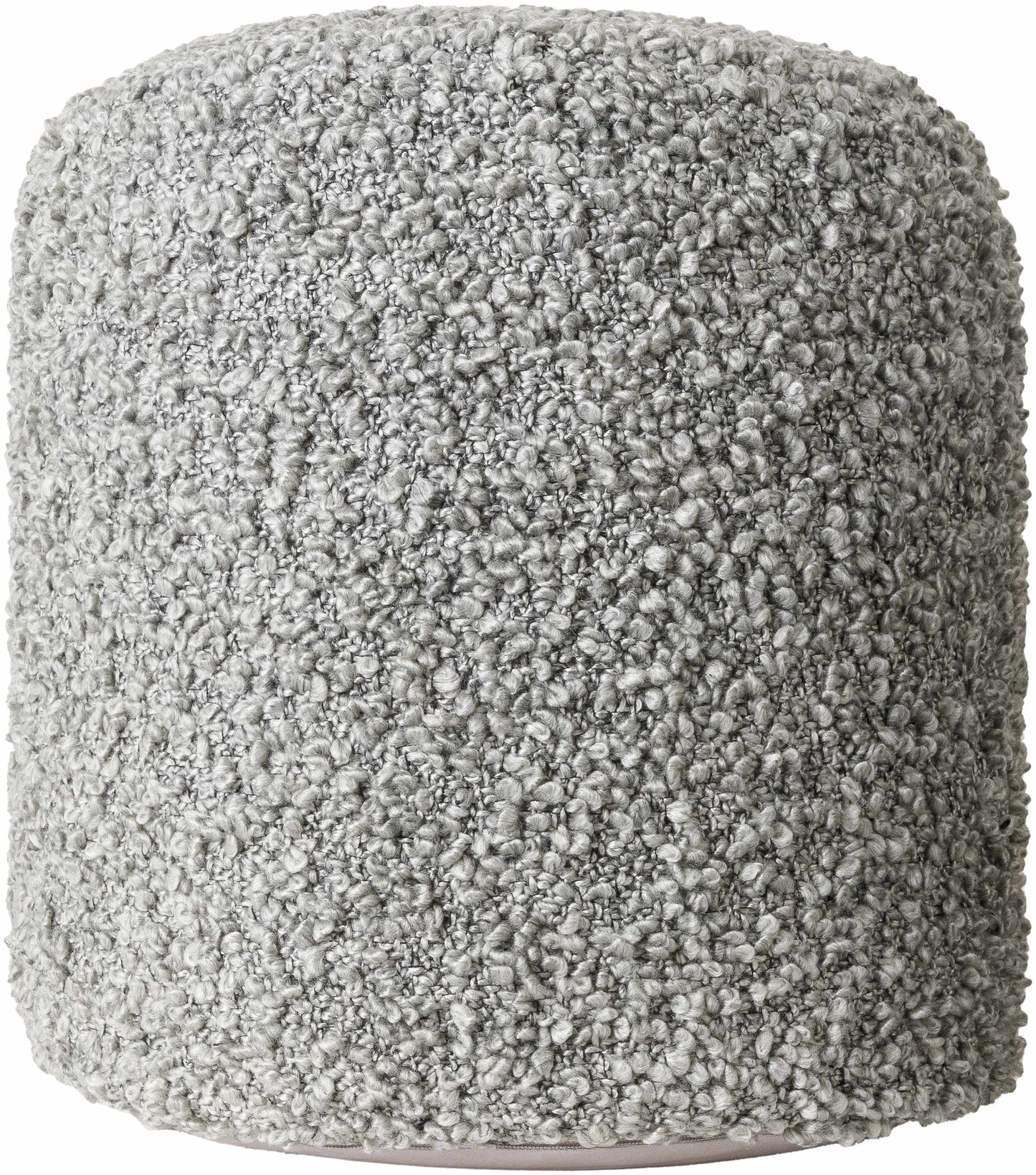 Kamarpukur Knitted Gray Ottoman Pouf-4