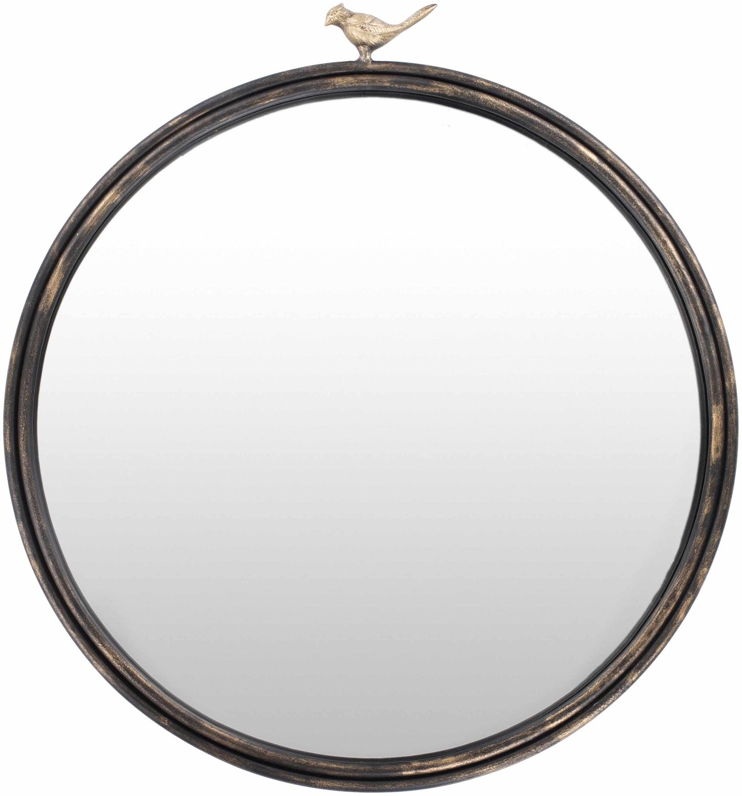 Loughlinstown Gold Frame Round Mirror-0