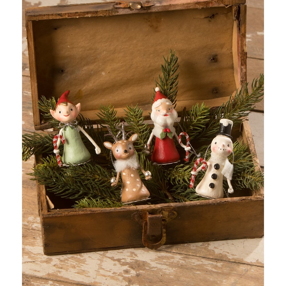 Little Santa Ornament by Bethany Lowe Designs-2