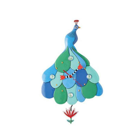 Priscilla Peacock Clock by Allen Designs-0