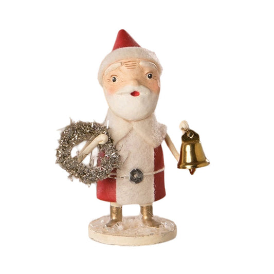 Santa with Wreath & Bell by Bethany Lowe Designs-0