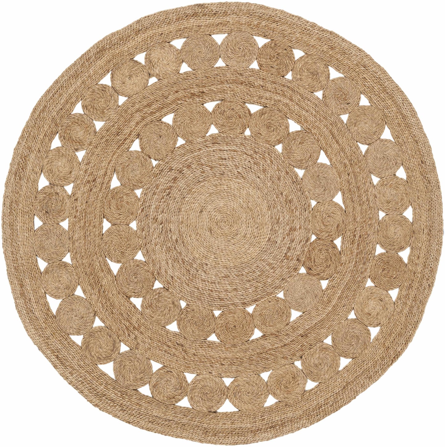 Stafford Round Jute Rug - Clearance-2
